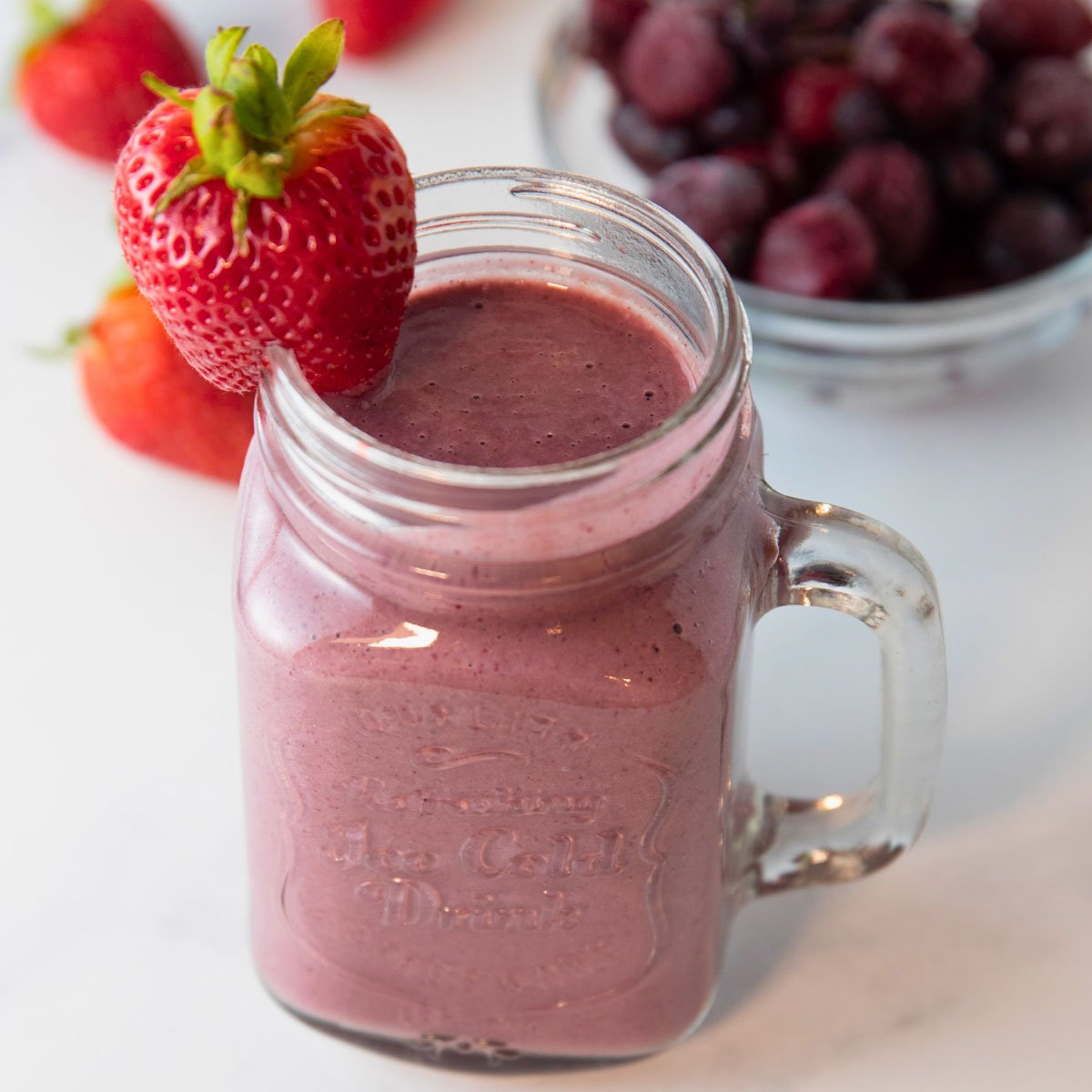 high protein smoothie that isn't foamy