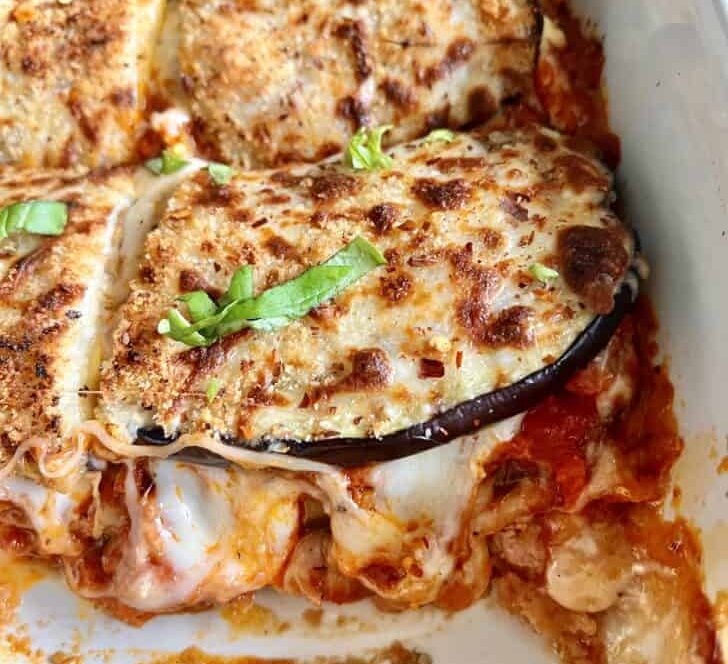 Easy Low Carb Eggplant Lasagna